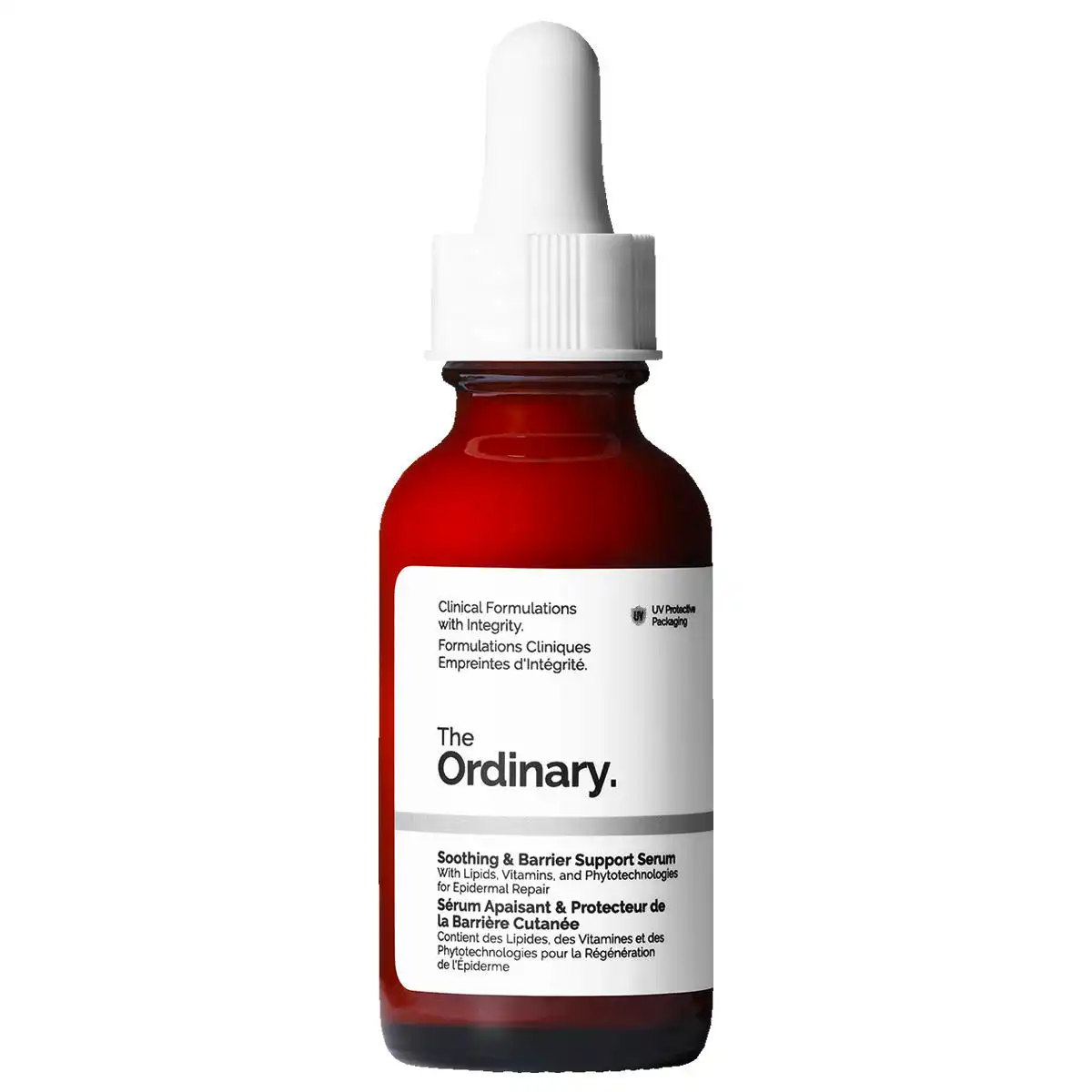سرم پوست برند The Ordinary برای حمایت و ترمیم سد محافظ پوست با ترکیبات لیپیدی، ویتامینها و فنآوریهای گیاهی، مناسب کاهش التهاب و تحریک پوست.